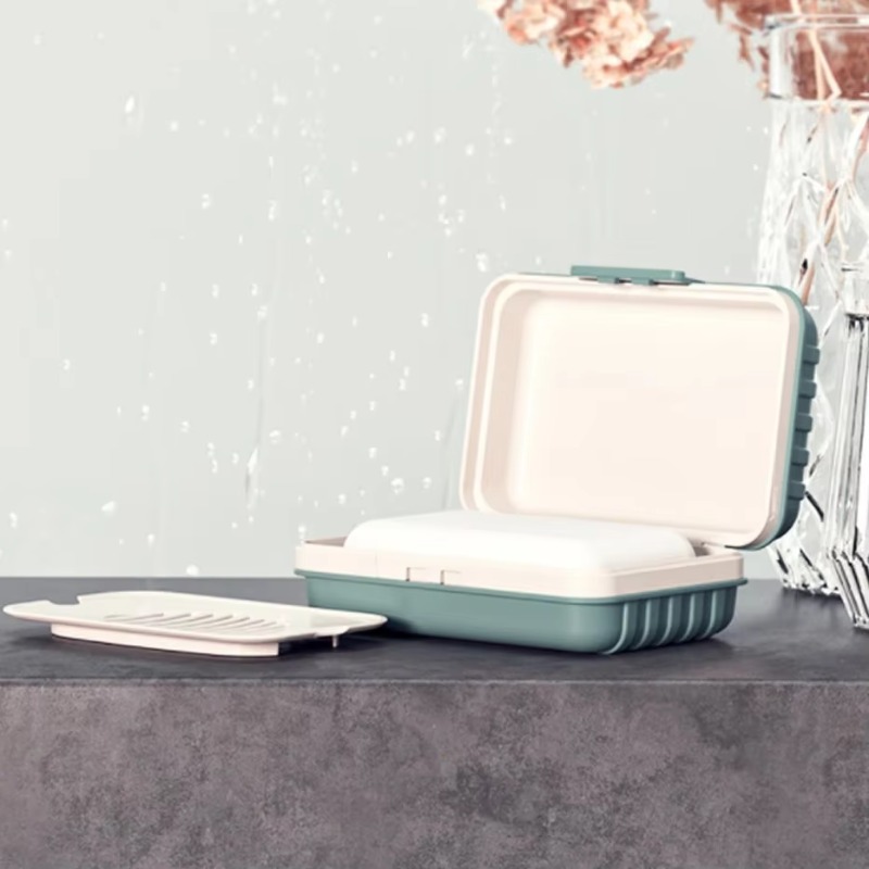 Plastic Soap Dish with Lid for - огляд і ціна Home Essentials Bathroom Storage