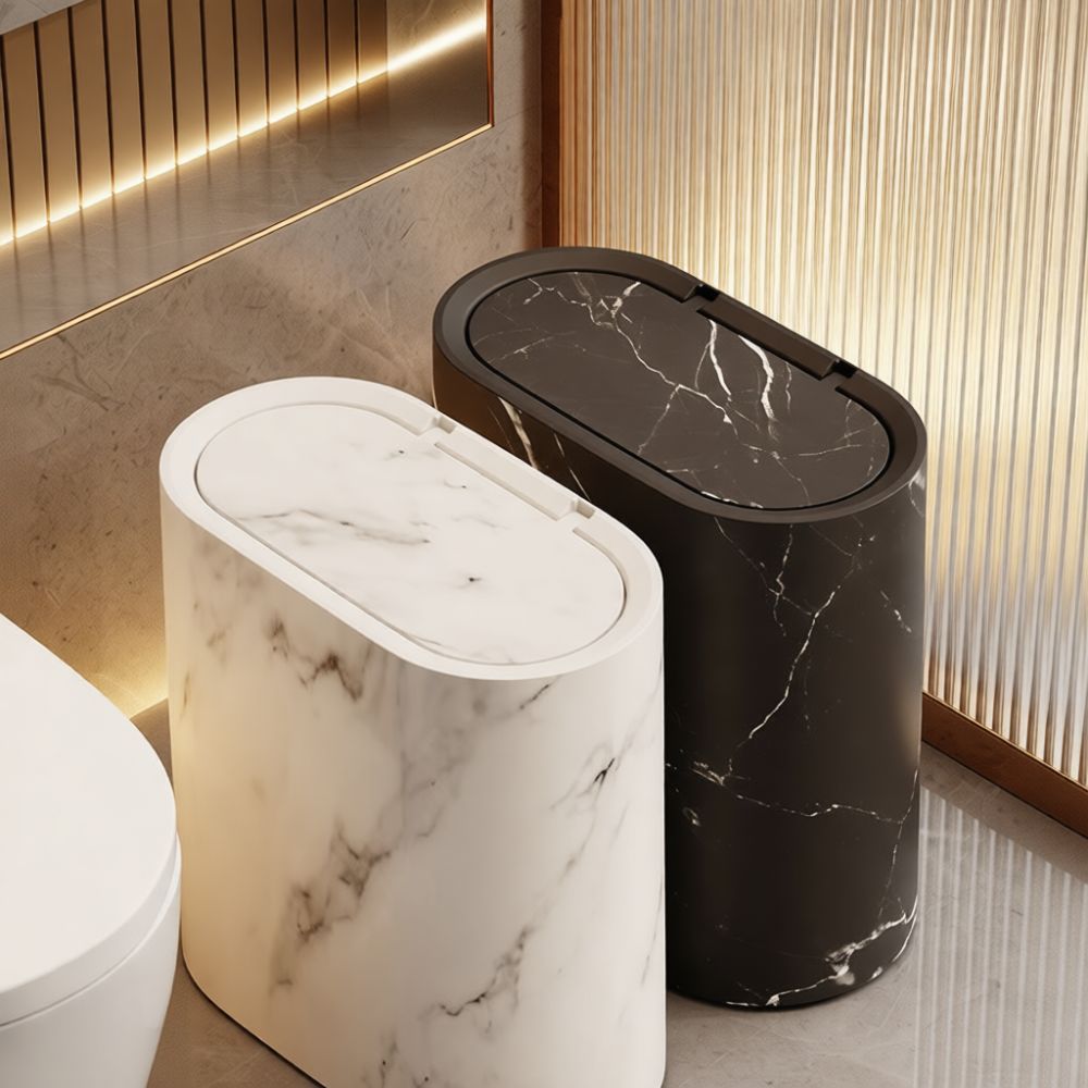 Minimalist Slim Trash Can Narr - огляд і ціна Home Essentials Bathroom Storage