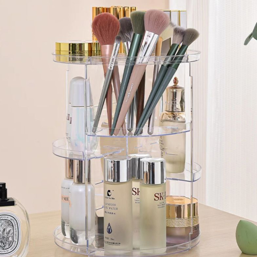 360-Degree Rotating Cosmetic S - огляд і ціна Home Edit Bathroom Storage