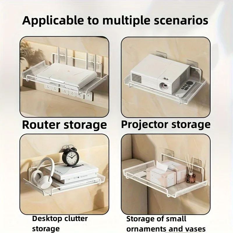 No‑Drill Wall Mount Router She - огляд і ціна Home Edit Bathroom Storage