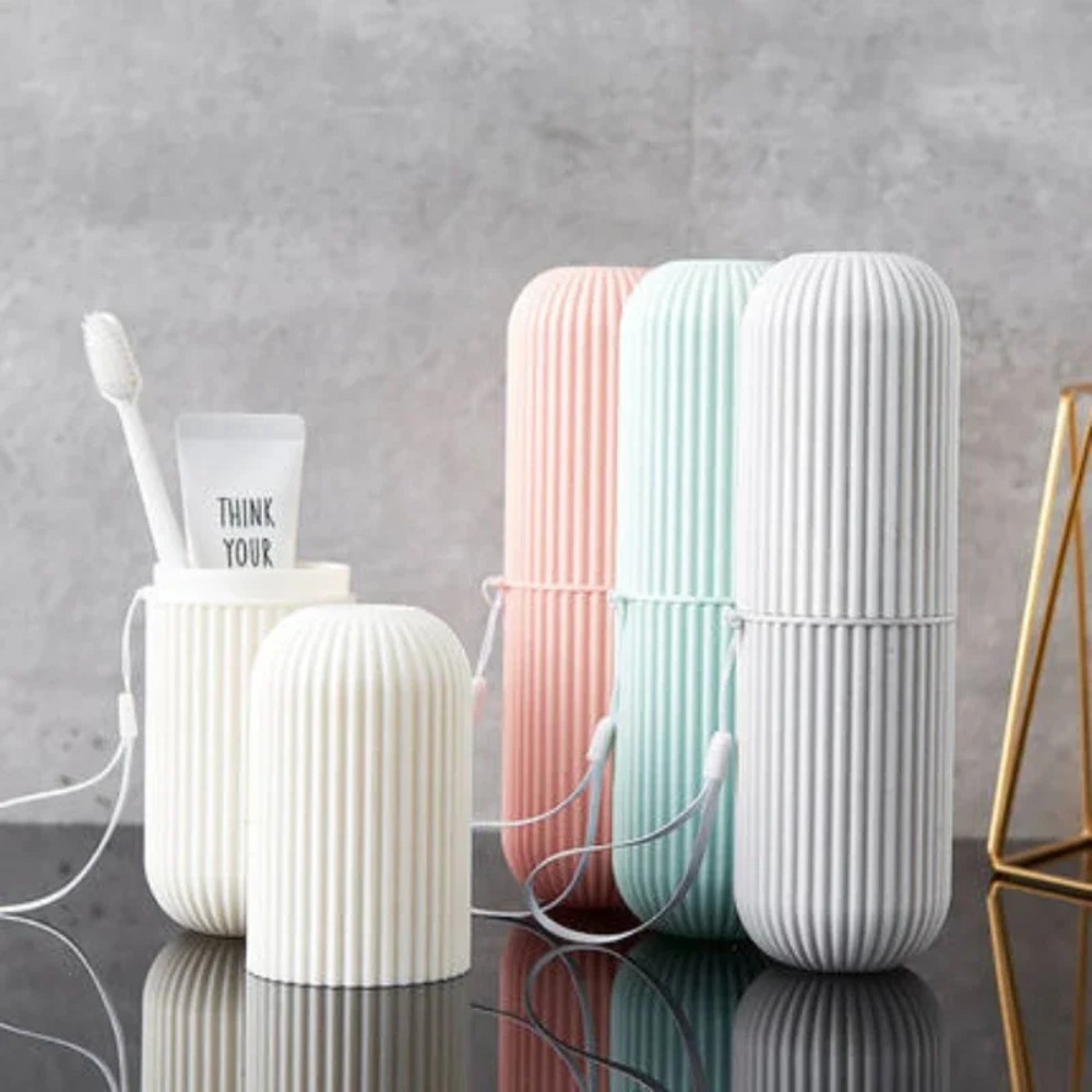 Travel Portable Toothbrush Cup - огляд і ціна Home Edit Bathroom Storage