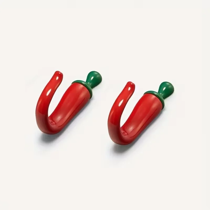 10PC Pepper Shaped Wall Hooks  - огляд і ціна Home Bathroom Organizer