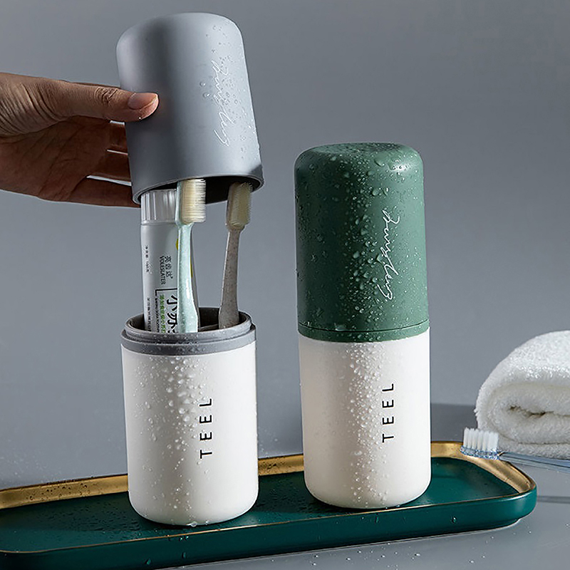 1pc Portable Toothbrush Holder - огляд і ціна Home Edit Bathroom Storage