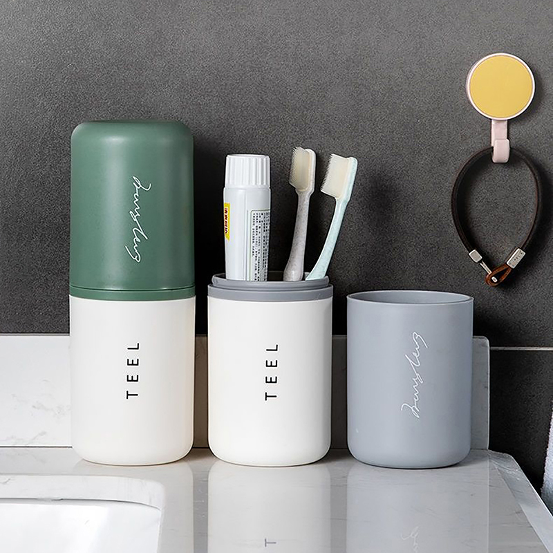 1pc Portable Toothbrush Holder - огляд і ціна Home Edit Bathroom Storage