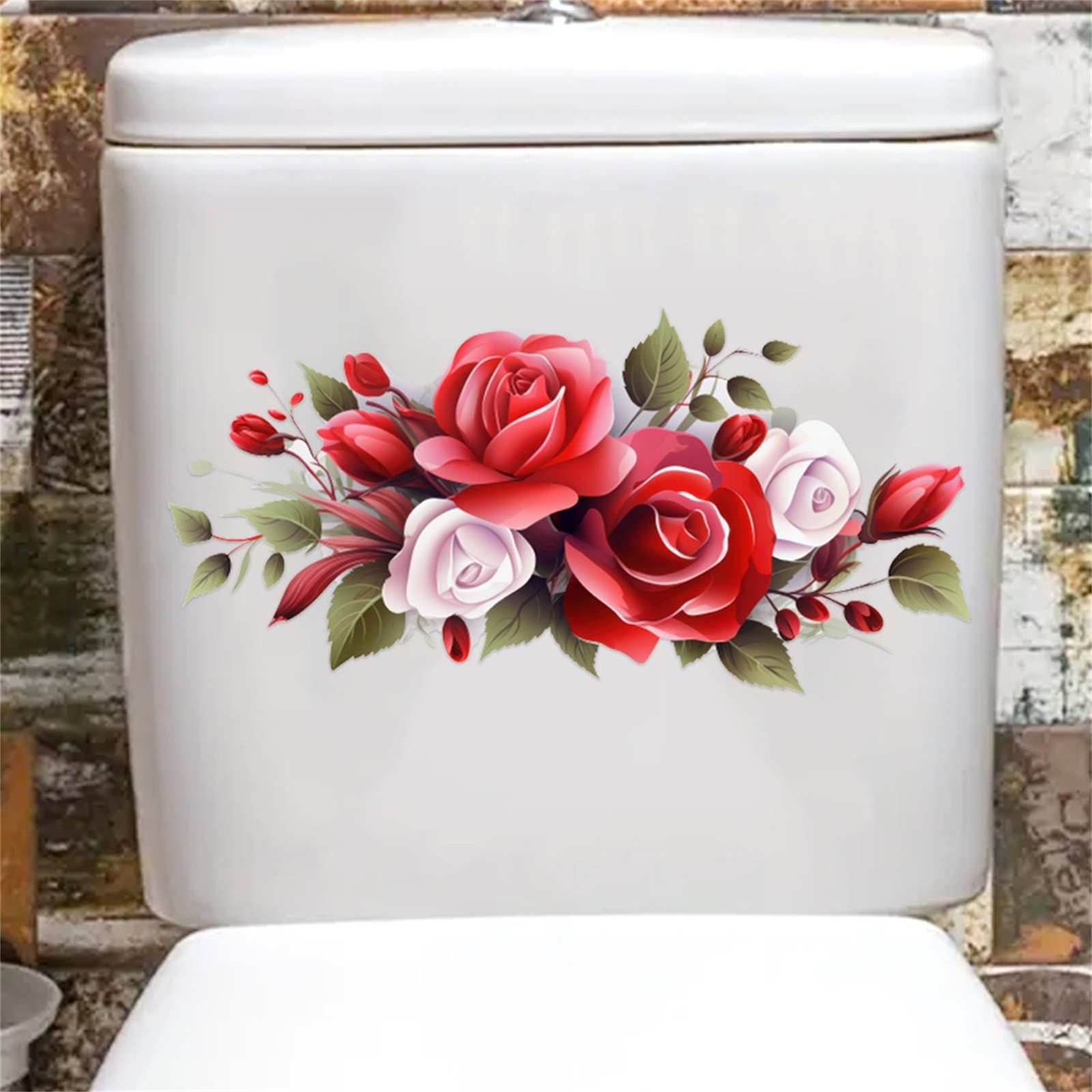 Valentine'S Day Red Rose Wall  - огляд і ціна Home Bathroom Trends