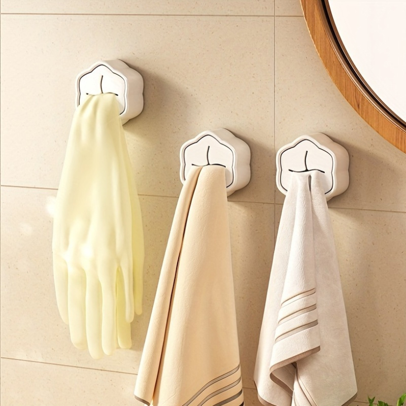 6PCS Self Adhesive Towel Holde - огляд і ціна Home Edit Bathroom Storage